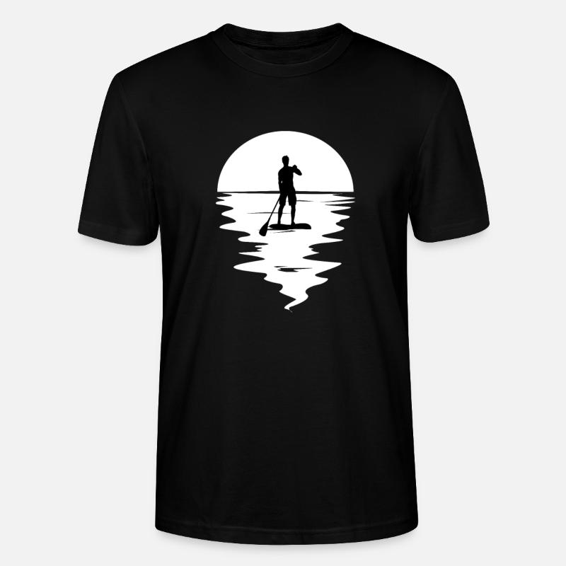 Stand up paddle Spruch - Stanley/Stella Unisex Bio-T-Shirt CRAFTER - Schwarz