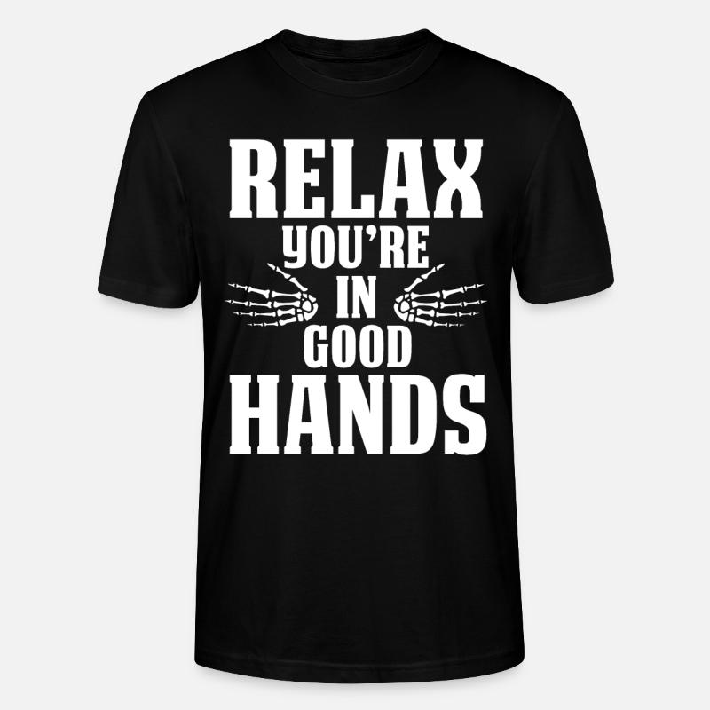 Physiotherapeut - Stanley/Stella Unisex Bio-T-Shirt CRAFTER - Schwarz