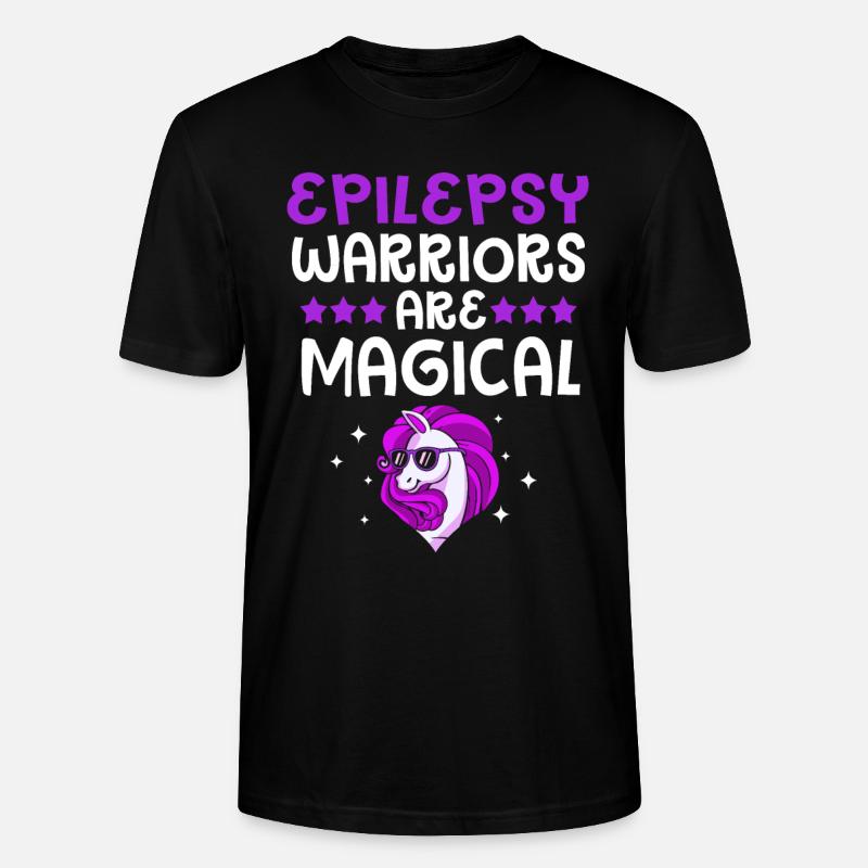 Epilepsie - Stanley/Stella Unisex Bio-T-Shirt CRAFTER - Schwarz