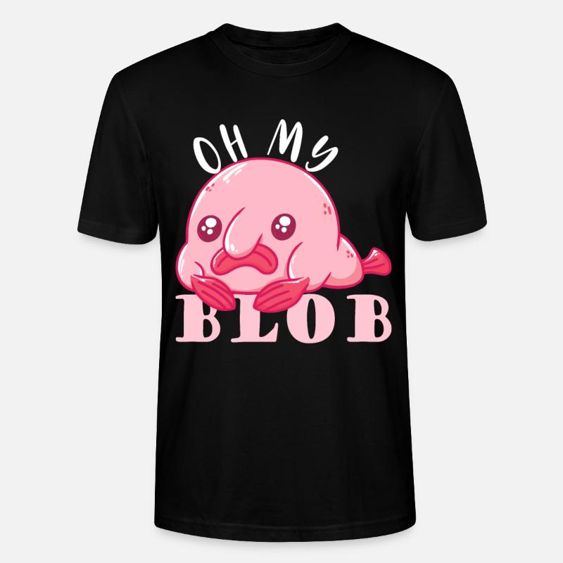 Mignon blobfisch cadeau - T-shirt bio CRAFTER Stanley Stella Unisexe - noir
