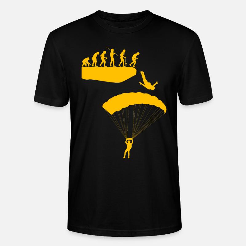 Evolution Paragliding Paraglide Gleitschirmfliegen - Stanley/Stella CRAFTER Unisex Organic T-Shirt - black