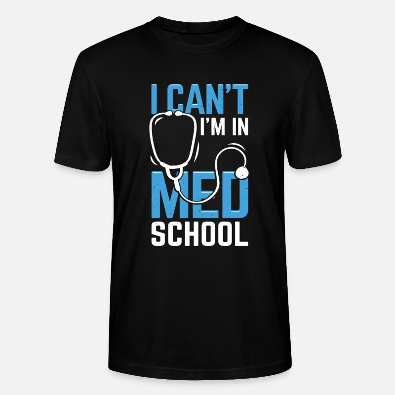 Medizin Student Studium Medizinstudent Geschenk - Stanley/Stella Unisex Bio-T-Shirt CRAFTER - Schwarz
