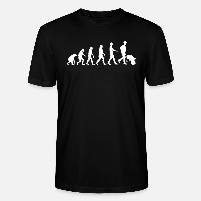 Gärtner Garten Evolution - Stanley/Stella Unisex Bio-T-Shirt CRAFTER - Schwarz