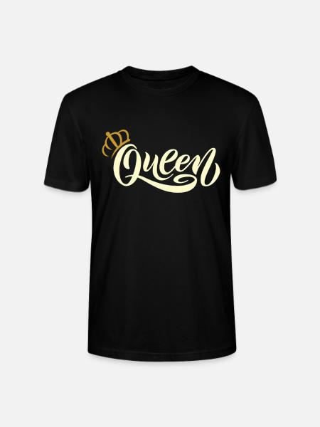 Königin - Stanley/Stella Unisex Bio-T-Shirt CRAFTER - Schwarz