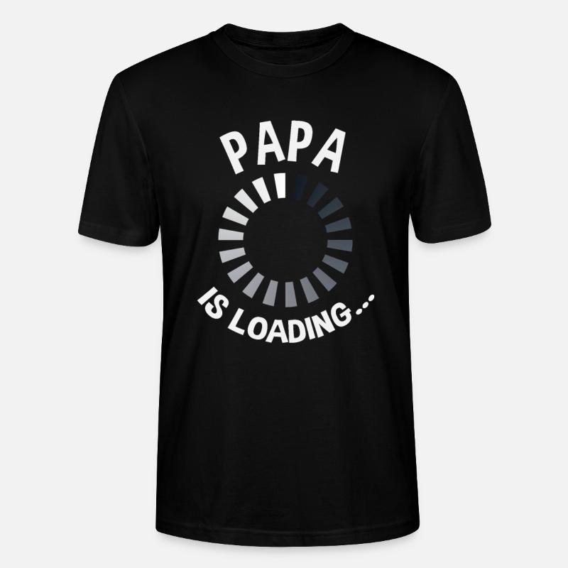 Papa Loading - Stanley/Stella Unisex Bio-T-Shirt CRAFTER - Schwarz