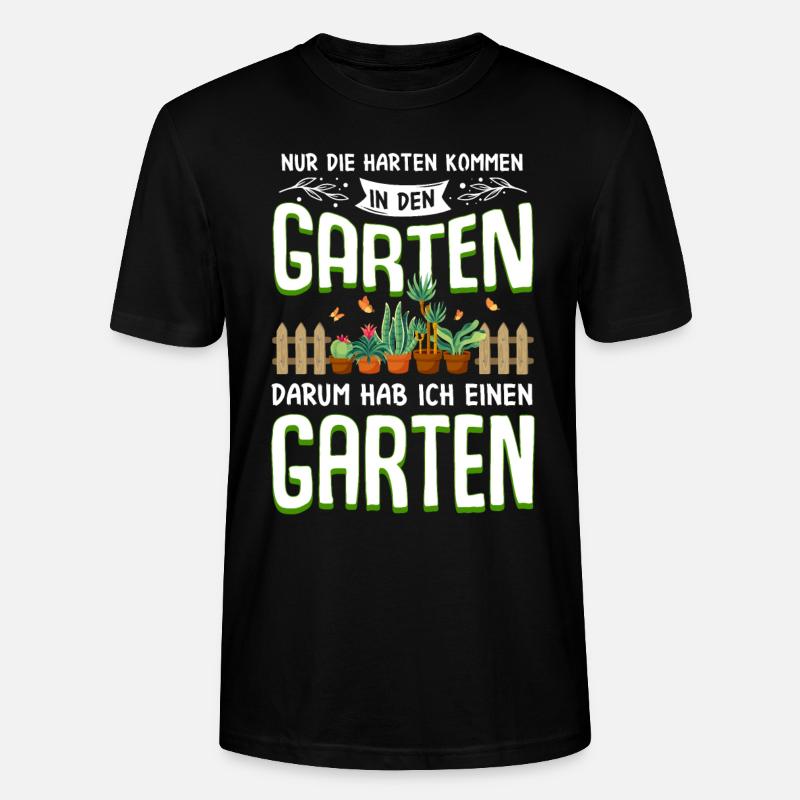 Garten - Stanley/Stella Unisex Bio-T-Shirt CRAFTER - Schwarz