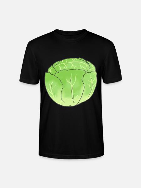 Isberg Sallad Kål Grönsaker Ekologisk Vegetarisk Trädgård - Ekologisk T-shirt CRAFTER unisex från Stanley/Stella - svart