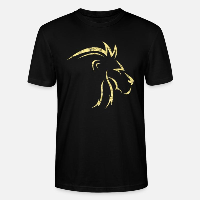 Löwe - Stanley/Stella Unisex Bio-T-Shirt CRAFTER - Schwarz