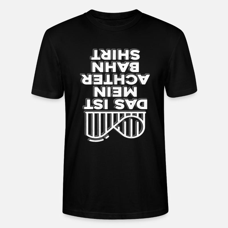 Achterbahn - Stanley/Stella Unisex Bio-T-Shirt CRAFTER - Schwarz