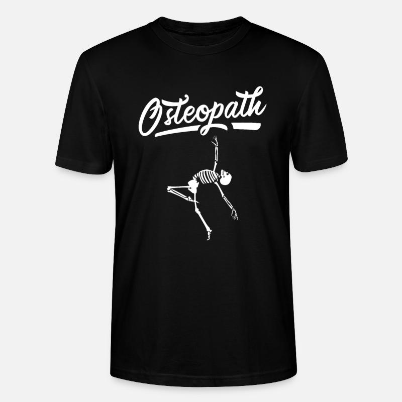 Osteopath Chiropractor Osteopathy Osteopath - Stanley/Stella CRAFTER Unisex Organic T-Shirt - black