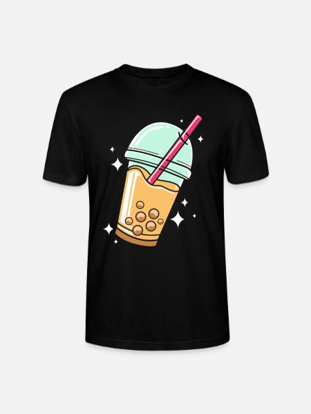 Bubble Tee Boba Tea - Stanley/Stella CRAFTER Unisex Organic T-Shirt - black