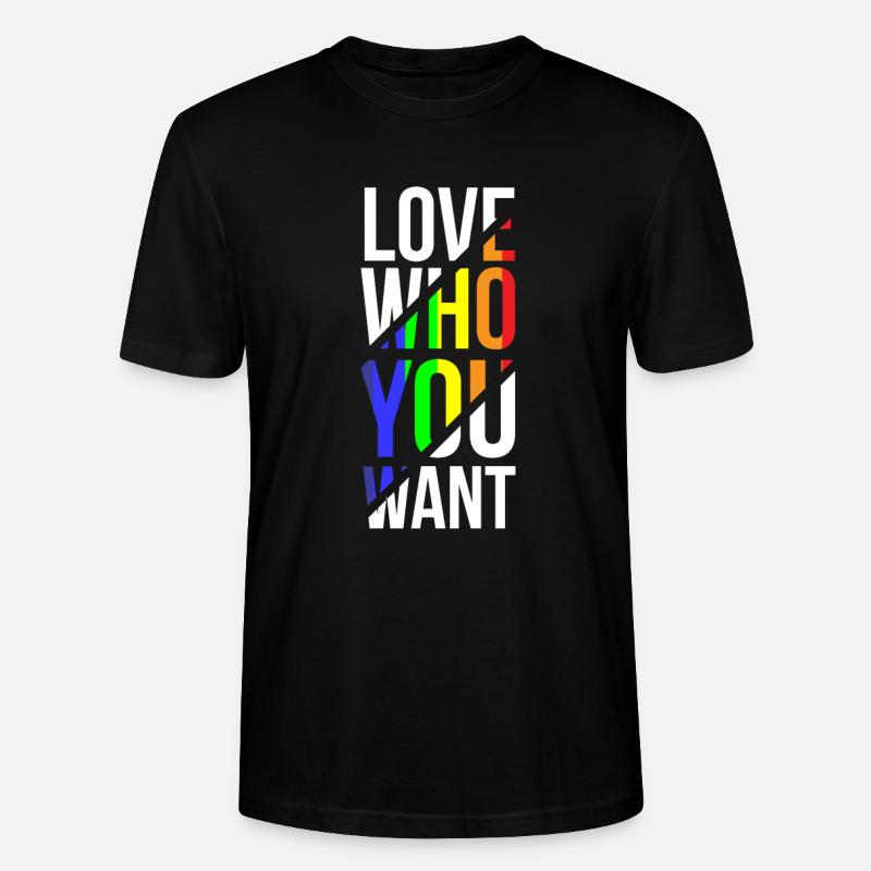 Gay Pride - Stanley/Stella Unisex Bio-T-Shirt CRAFTER - Schwarz