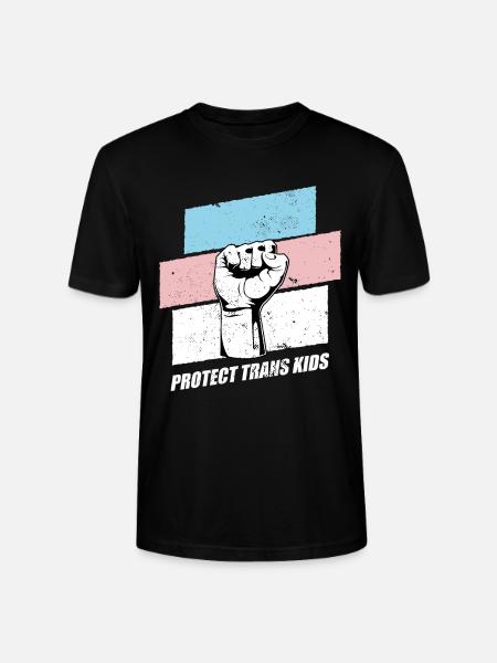 Protect Trans Kids - Stanley/Stella CRAFTER Unisex Organic T-Shirt - black