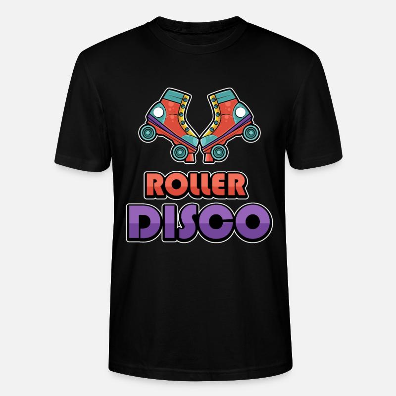 Roller Disco Rollschuhmädchen - Stanley/Stella Unisex Bio-T-Shirt CRAFTER - Schwarz