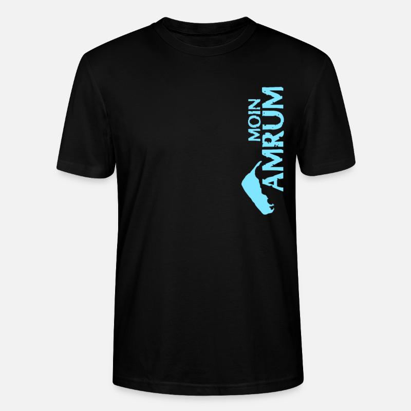 Amrum Moin Spruch - Stanley/Stella Unisex Bio-T-Shirt CRAFTER - Schwarz