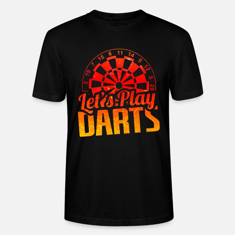 Jeu de fléchettes Joueurs Cadeau - T-shirt bio CRAFTER Stanley Stella Unisexe - noir