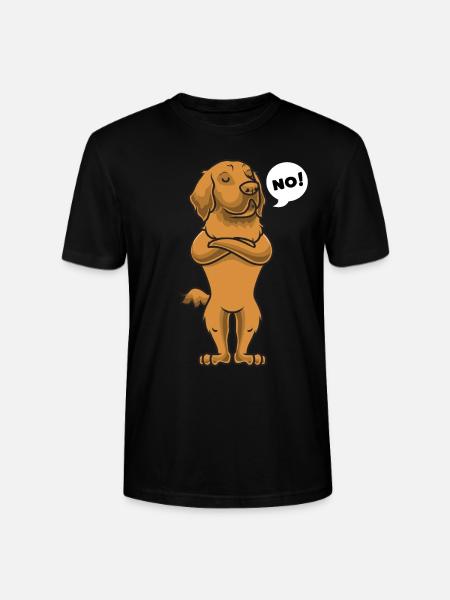 Sturer Hovawart Dog - Stanley/Stella CRAFTER Unisex Organic T-Shirt - black
