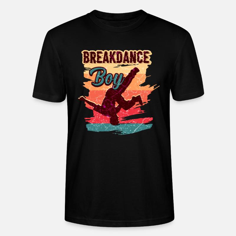 Breakdance Junge Breakdancing Kinder - Stanley/Stella Unisex Bio-T-Shirt CRAFTER - Schwarz