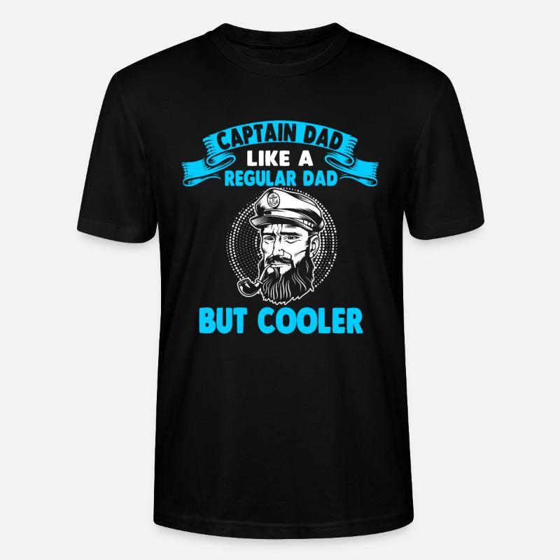 Capitaine bateau propriétaire bateau bateau - T-shirt bio CRAFTER Stanley Stella Unisexe - noir