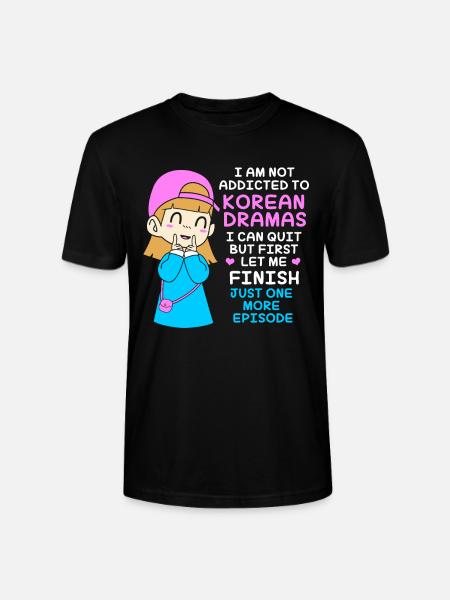 K-Pop Korea Pop Music Kdrama Kpop Korea Korean - Stanley/Stella CRAFTER Unisex Organic T-Shirt - black