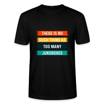 Jukebox le coffret musique - T-shirt bio CRAFTER Stanley Stella Unisexe - noir - Devant - Alina (178cm) & Michal (187cm)