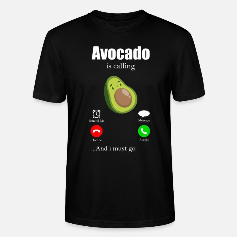 Avocado - Stanley/Stella Unisex Bio-T-Shirt CRAFTER - Schwarz
