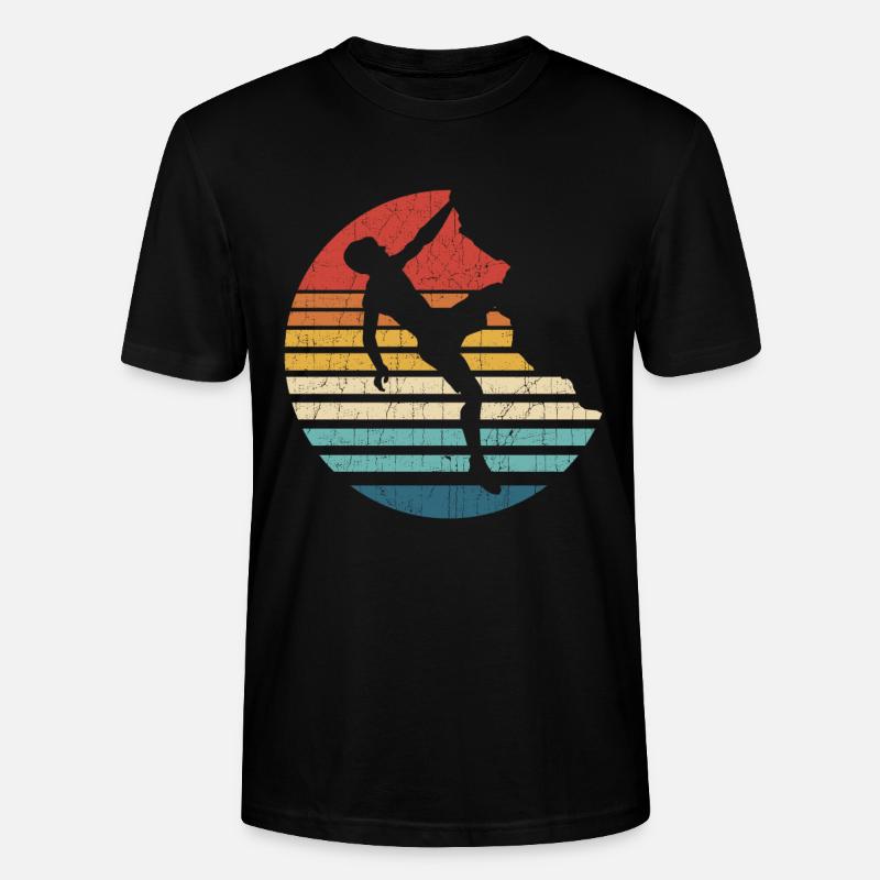 Geschenk Kletterer Boulderer klettern bouldern - Stanley/Stella Unisex Bio-T-Shirt CRAFTER - Schwarz
