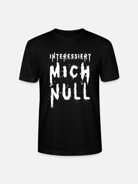 Interessiert mich null - Stanley/Stella Unisex Bio-T-Shirt CRAFTER - Schwarz