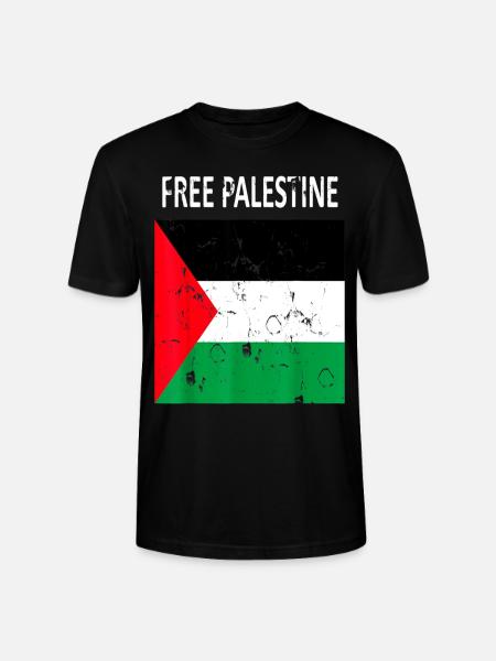 Palæstina Fri Frihed Free Gaza - Stanley Stella CRAFTER unisex økologisk-T-shirt - sort