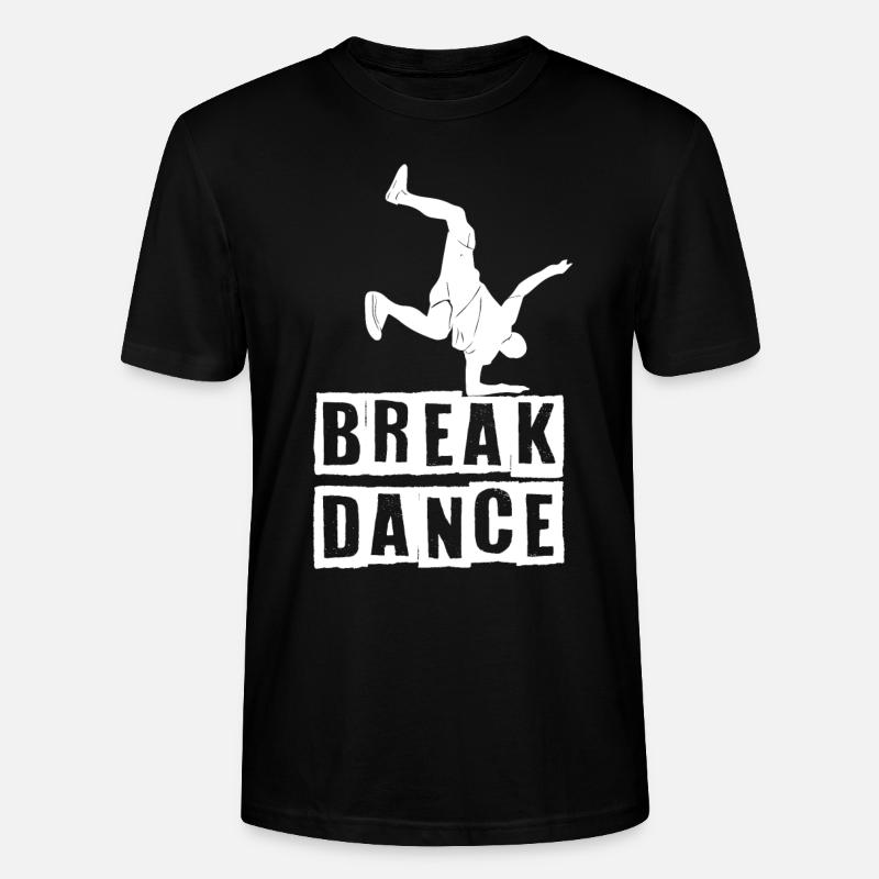 Breakdance dancing dancer BBoy - Stanley/Stella CRAFTER Unisex Organic T-Shirt - black