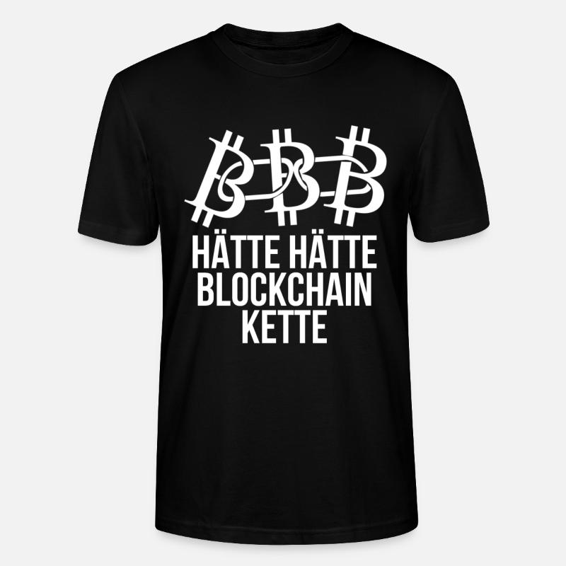 Bitcoin - Stanley/Stella Unisex Bio-T-Shirt CRAFTER - Schwarz