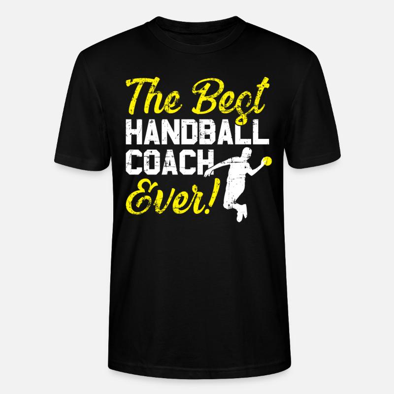 Bester Handball Trainer - Stanley/Stella Unisex Bio-T-Shirt CRAFTER - Schwarz