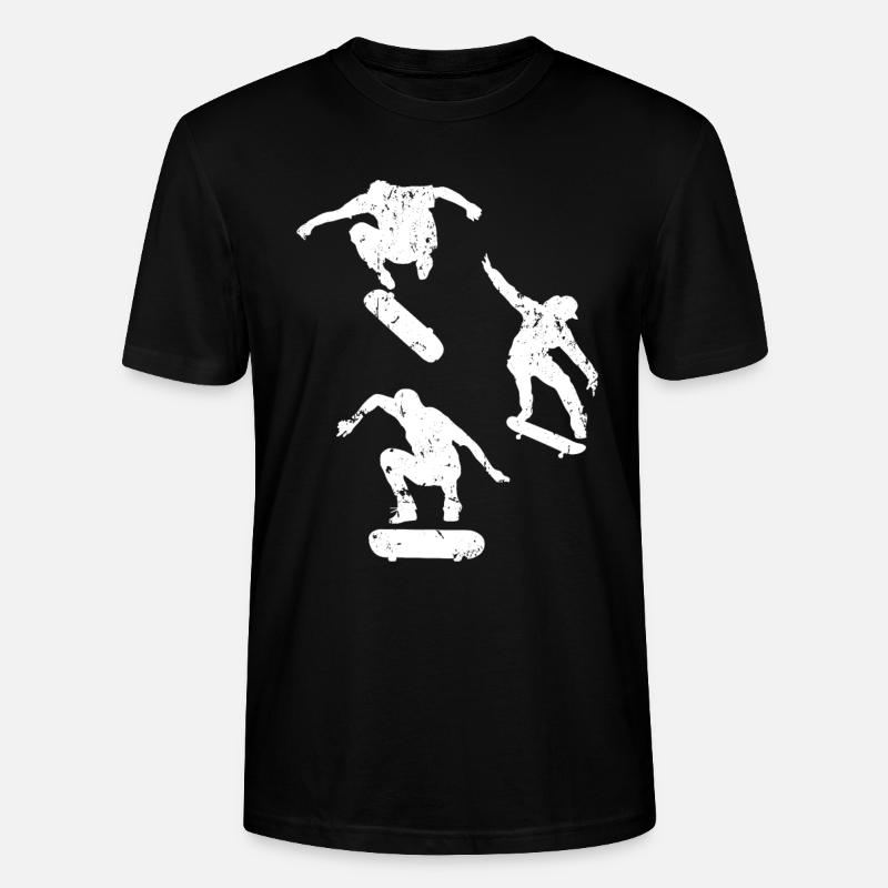Skateboard skate park - T-shirt bio CRAFTER Stanley Stella Unisexe - noir