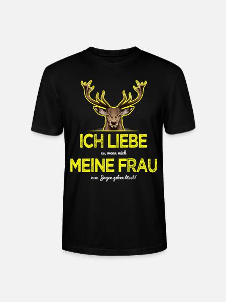 Jäger Sprüche - Stanley/Stella Unisex Bio-T-Shirt CRAFTER - Schwarz