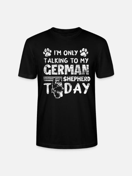 Deutscher Schäferhund Spruch Hundehalter - Stanley/Stella Unisex Bio-T-Shirt CRAFTER - Schwarz