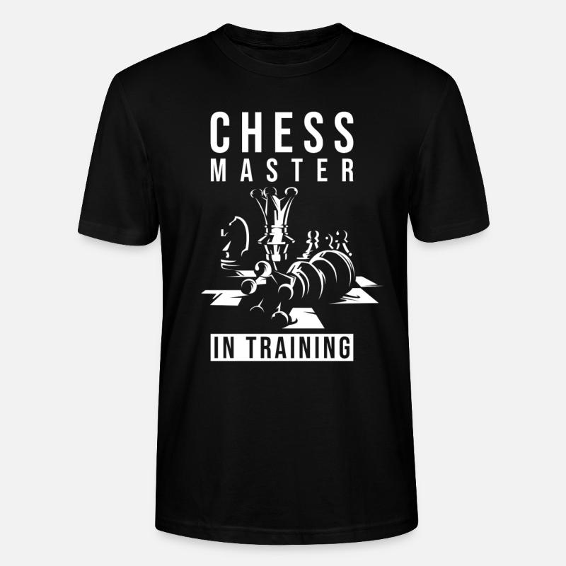 Échecs d’échecs Cadeau - T-shirt bio CRAFTER Stanley Stella Unisexe - noir