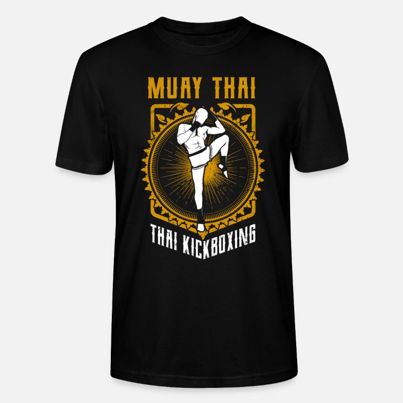 Muay Thai Boxen - Stanley/Stella Unisex Bio-T-Shirt CRAFTER - Schwarz