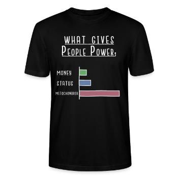 Biologie - Stanley/Stella Unisex Bio-T-Shirt CRAFTER - Schwarz - Vorne - Alina (178cm) & Michal (187cm)