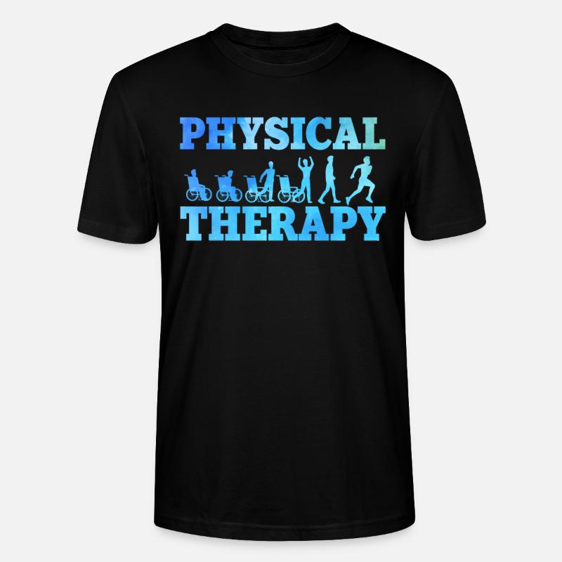 Physiotherapie - Stanley/Stella Unisex Bio-T-Shirt CRAFTER - Schwarz
