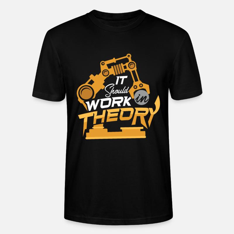 Robotics Machine Learning Robotics Engineering - Stanley/Stella CRAFTER Unisex Organic T-Shirt - black