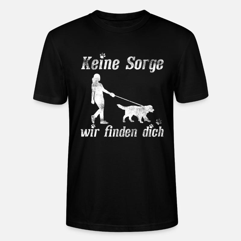 Mantrailing - Stanley/Stella Unisex Bio-T-Shirt CRAFTER - Schwarz