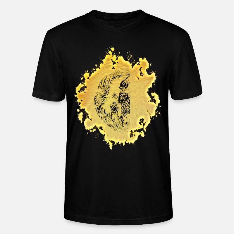 Faultier - Stanley/Stella Unisex Bio-T-Shirt CRAFTER - Schwarz