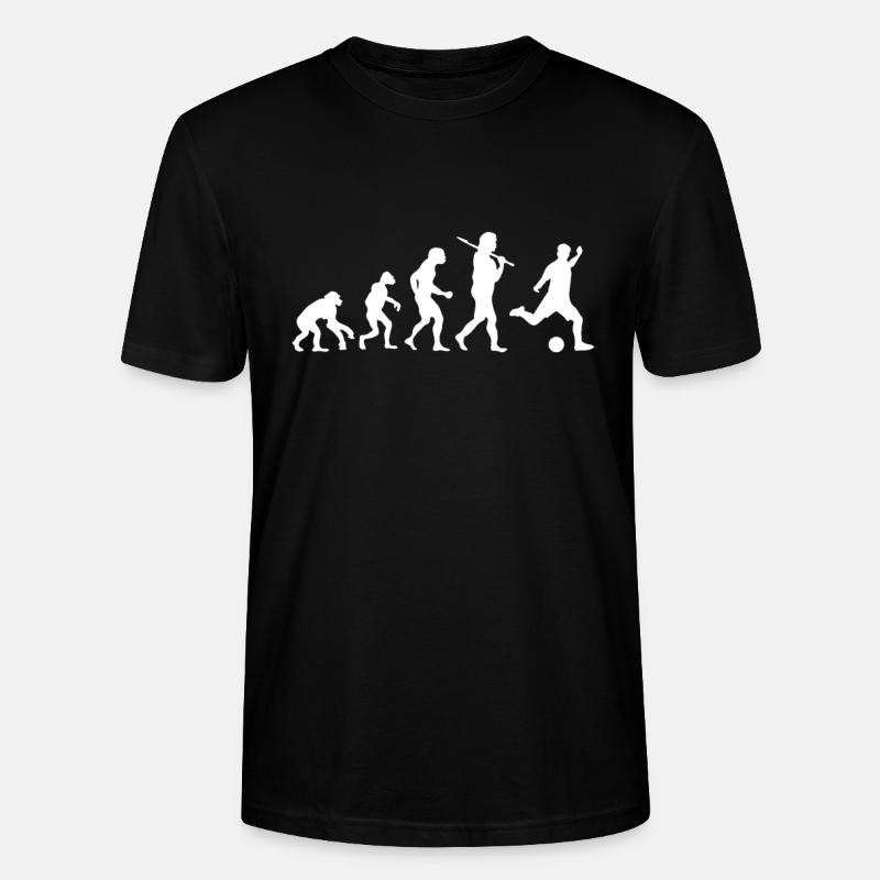 Evolution Fußball - Stanley/Stella Unisex Bio-T-Shirt CRAFTER - Schwarz