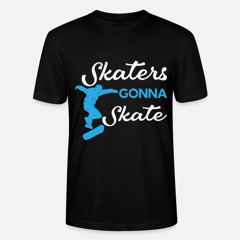 Skateboarder Skateboard - T-shirt bio CRAFTER Stanley Stella Unisexe - noir