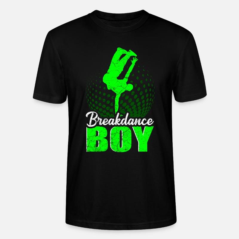 Breakdance Junge Breakdancing Kinder - Stanley/Stella Unisex Bio-T-Shirt CRAFTER - Schwarz