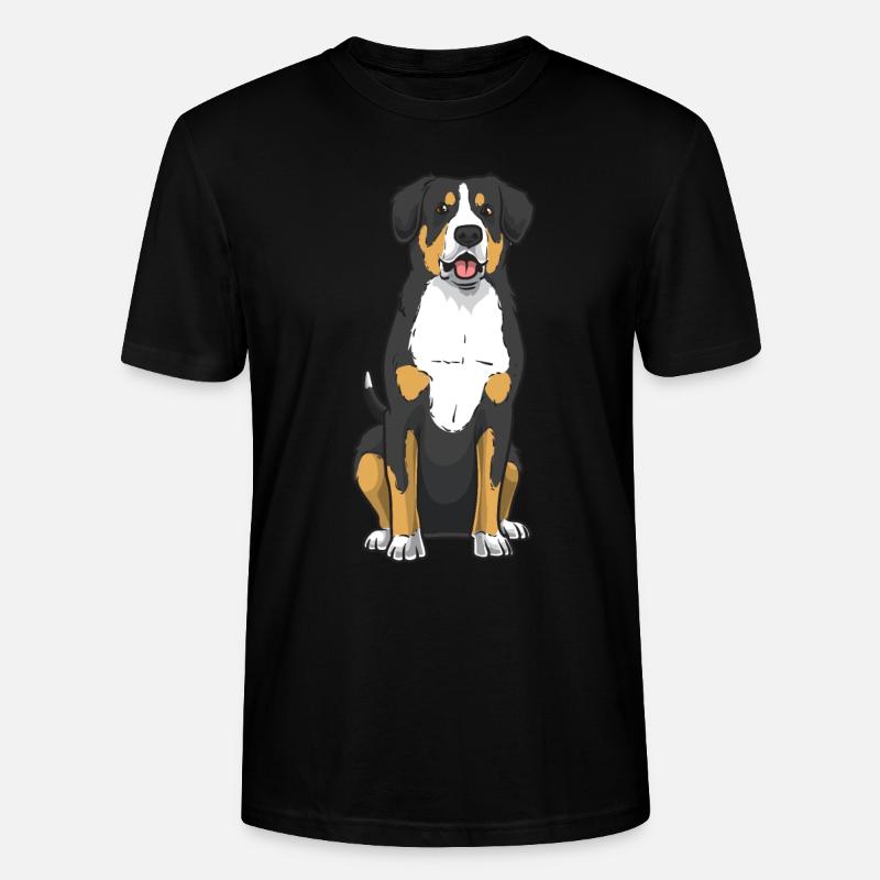 Entlebucher Sennenhund Hund - Stanley/Stella Unisex Bio-T-Shirt CRAFTER - Schwarz