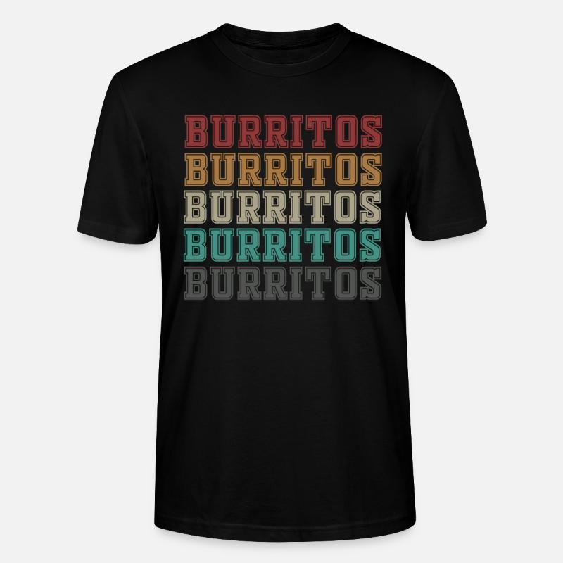 Burritos - Stanley/Stella Unisex Bio-T-Shirt CRAFTER - Schwarz
