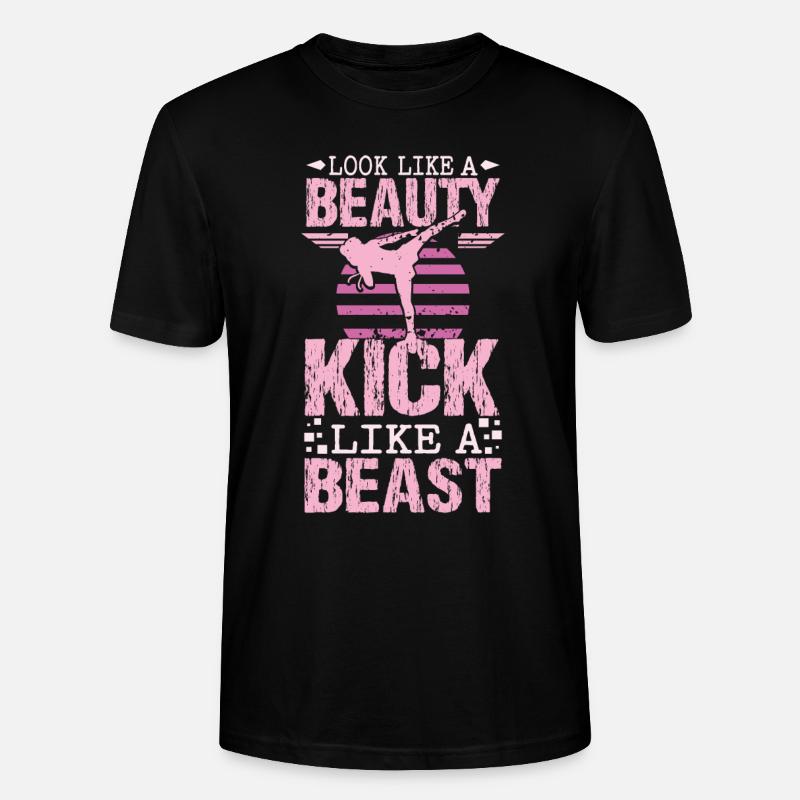 Karate beauty - Stanley/Stella Unisex Bio-T-Shirt CRAFTER - Schwarz