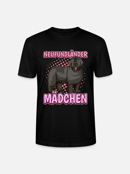 Neufundländer Mädchen - Stanley/Stella Unisex Bio-T-Shirt CRAFTER - Schwarz