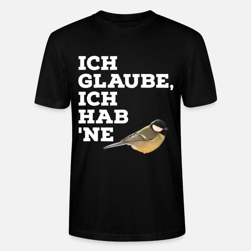 Meise - Stanley/Stella Unisex Bio-T-Shirt CRAFTER - Schwarz
